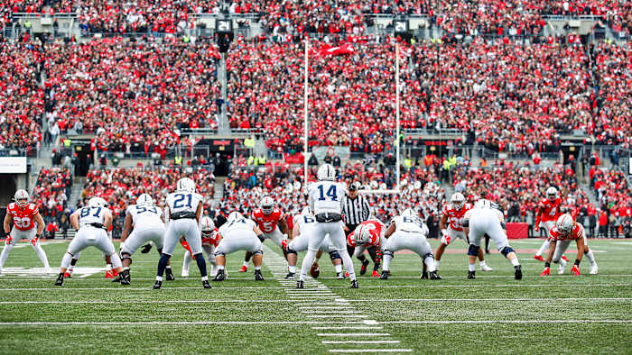 A view of Ohio Stadium during Penn State vs Ohio State